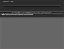 Tablet Screenshot of newma.com
